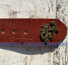 Load image into Gallery viewer, Red Monkey &quot;Tombstone&quot; RMB-004 Handcrafted Studded Genuine Leather Belt for Men
