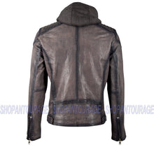 Load image into Gallery viewer, Mauritius Vinn Hooded 100% New Genuine Lambskin Fashion Leather Jacket For Men
