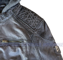 Load image into Gallery viewer, Mauritius Vinn Hooded 100% New Genuine Lambskin Fashion Leather Jacket For Men
